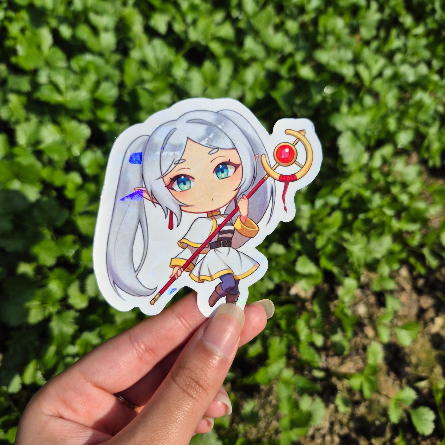 Frieren | Holographic Stickers