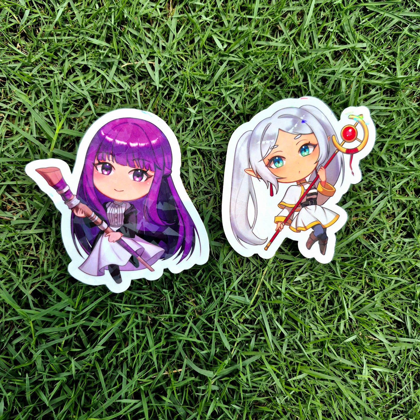 Frieren | Holographic Stickers