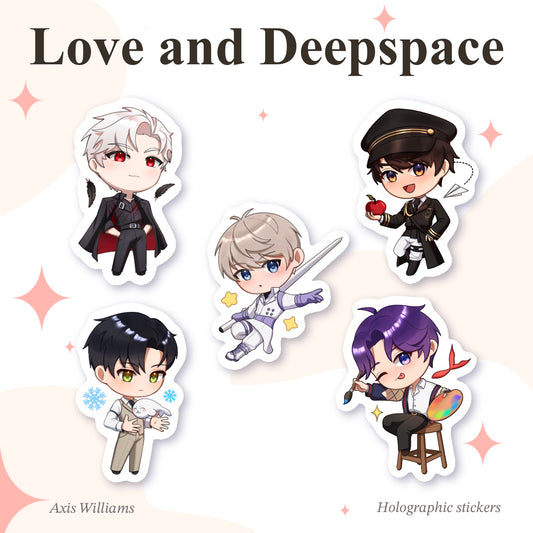 Love and Deepspace | Holographic Stickers