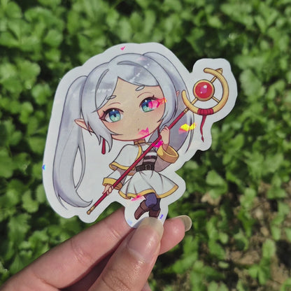 Frieren | Holographic Stickers